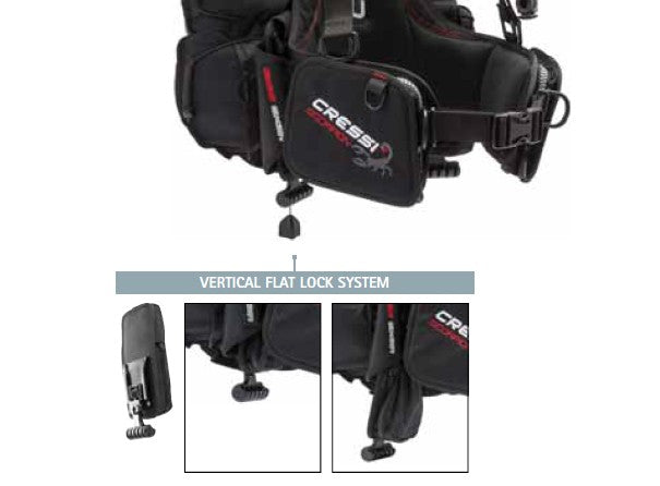 Veste stabilisatrice (BCD) cressi scorpion