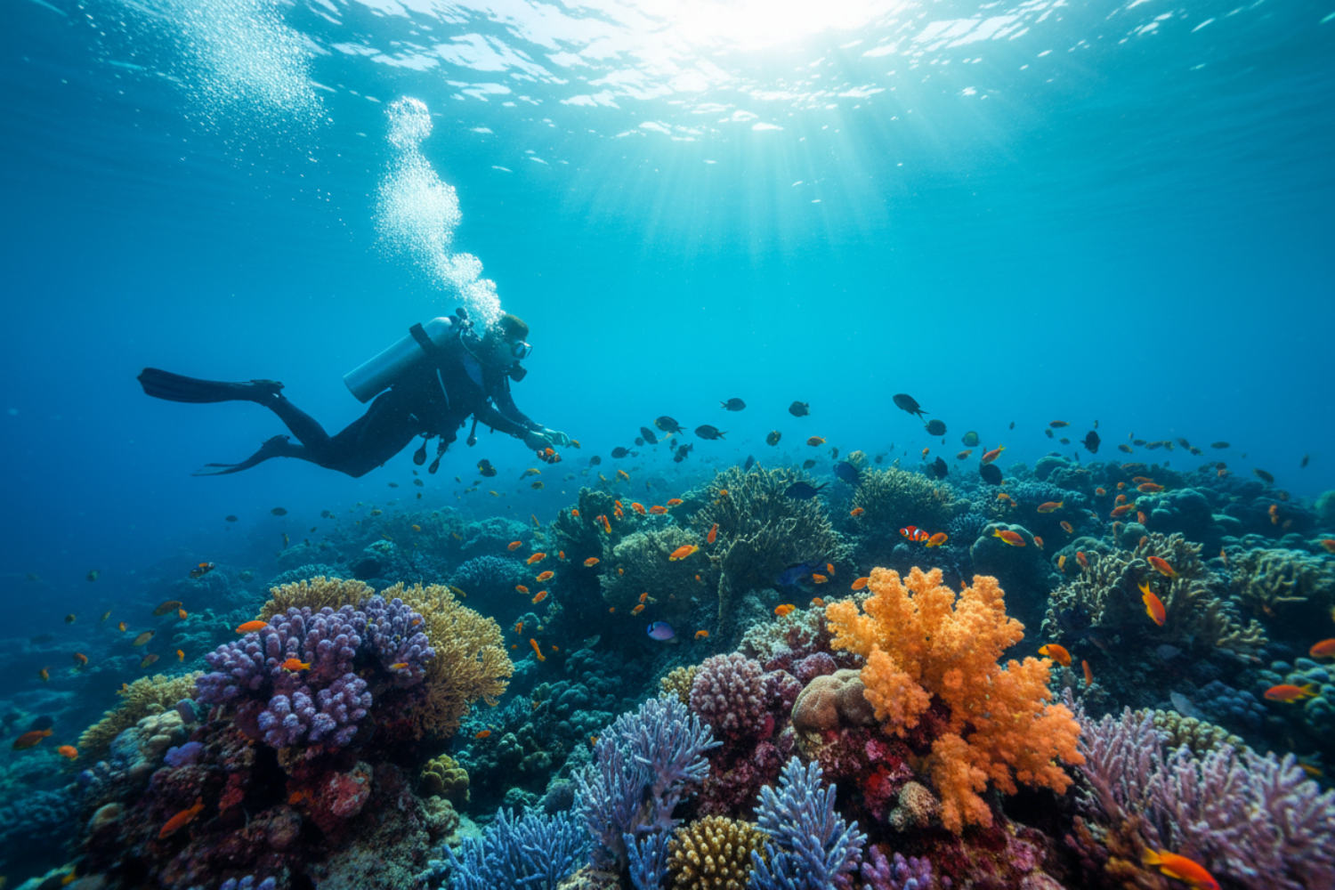 image servant comme image principale sur un site de plongée